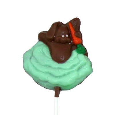 Chocolate Lollipops - Pollylops® - Cabbage Bunny