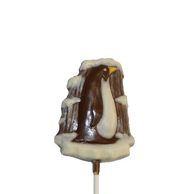 Chocolate Lollipops - Pollylops® - Penguin on Ice