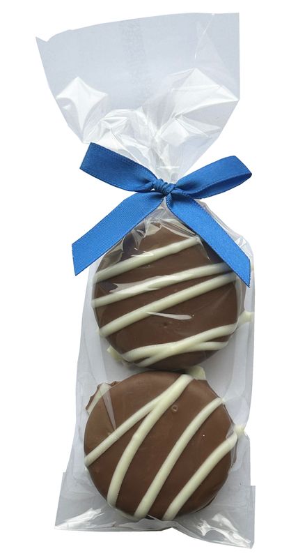 Gourmet Chocolate Dipped Oreo® - 2 Pack - Decorated w/Bow