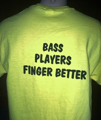 Bass Players Shirt (available in different colors)