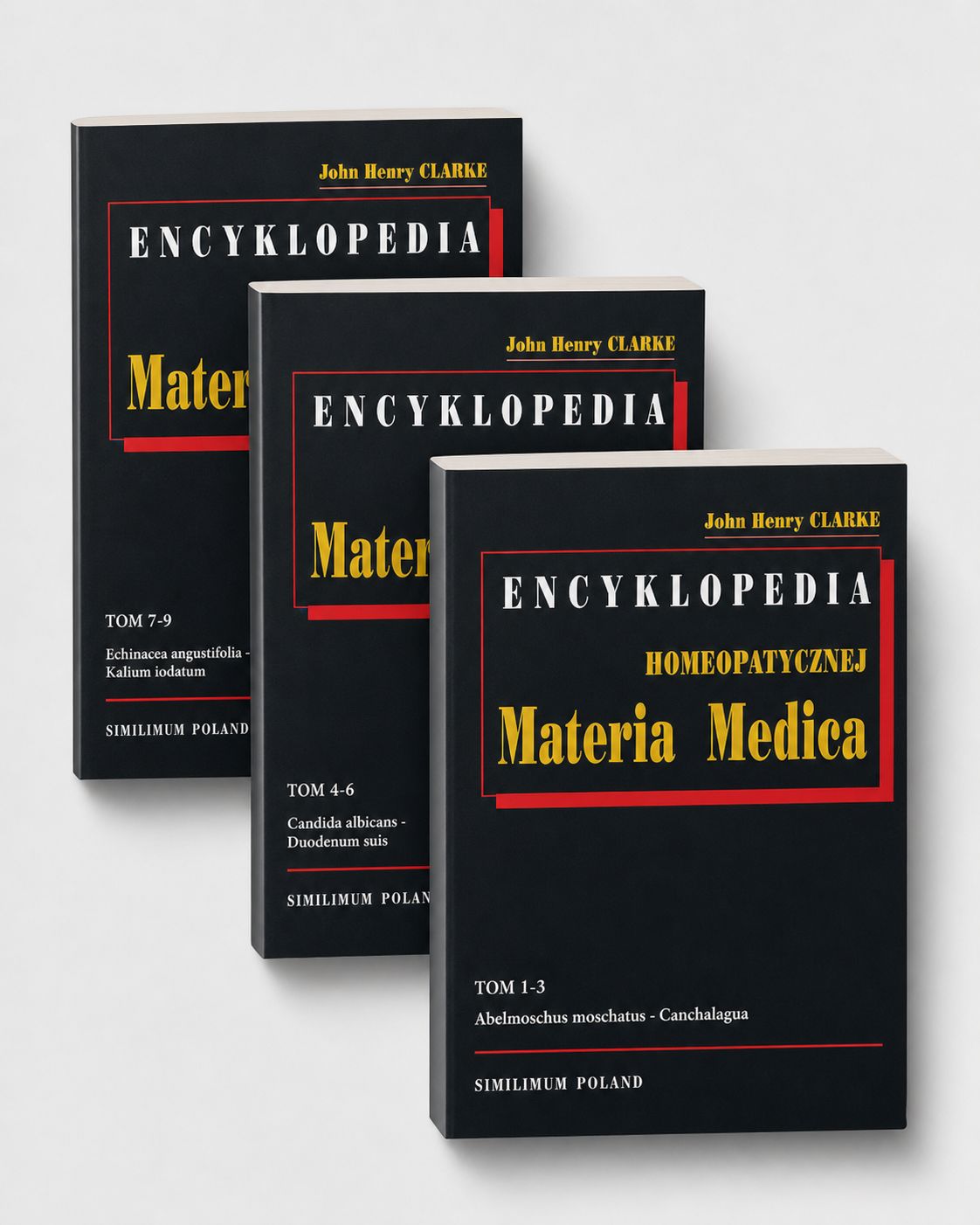 Encyklopedia Homeopatycznej Materia Medica tomy 1-3, 4-5, 6-9 - J.H. Clarke