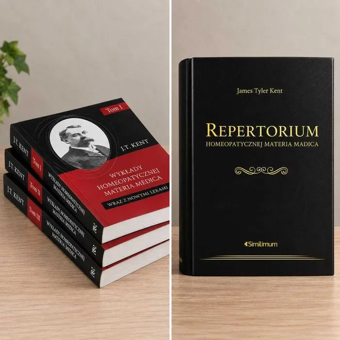 Komplet Repertorium i Wykłady Homeopatycznej Materia Medica - J. T. Kent - wersja mini i maxi - wydanie 2026