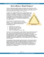 How to Build a Brand Triangle