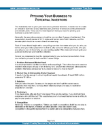 Pitching Your Business to Potential Investors