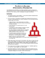 Organizational Leadership: Five Keys You Need to Succeed