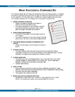 Organizational Strategy: What Successful Companies Do