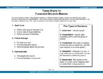 Three Steps to Flawless Decision-Making