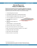 Ground Rules for Productive Meetings
