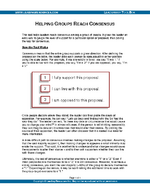 Helping Groups Reach Consensus