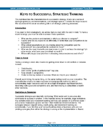 Strategic Thinking Training