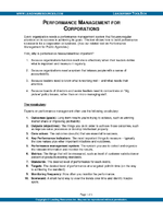Corporate Performance Management