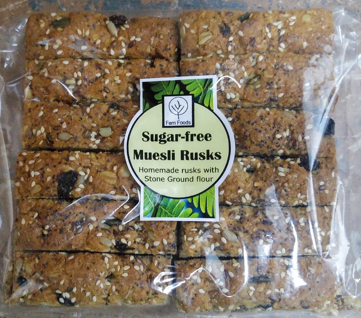 Fern Foods Sugar-free Muesli milk rusks