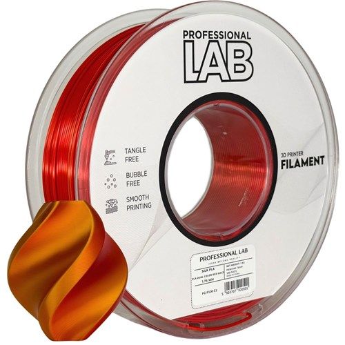 PLA SILK DUAL COLOR RED GOLD | PROFESIONAL LAB