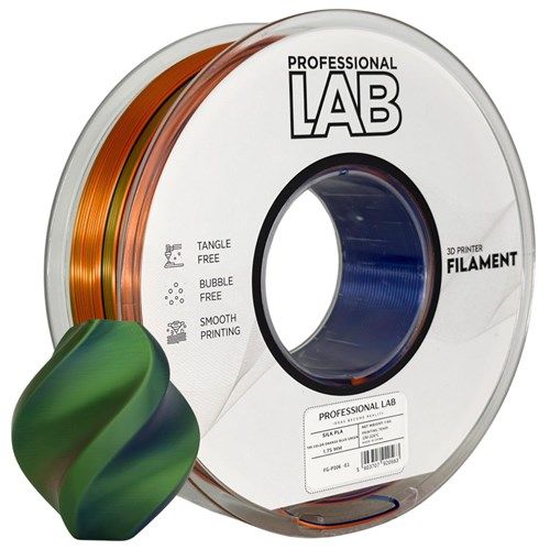PLA SILK TRI COLOR ORANGE BLUE GREEN | PROFESIONAL LAB