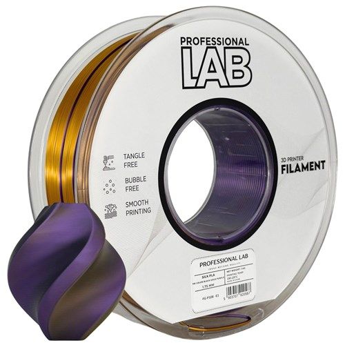PLA SILK TRI COLOR BLACK GOLD PURPLE | PROFESIONAL LAB