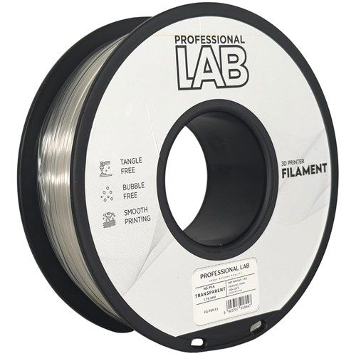 PLA HIGH SPEED TRANSPARENT | PROFESIONAL LAB