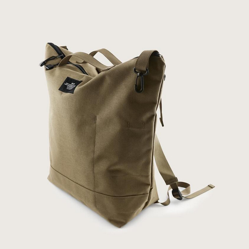 BIP ZIPPER BACKPACK IN BEIGE