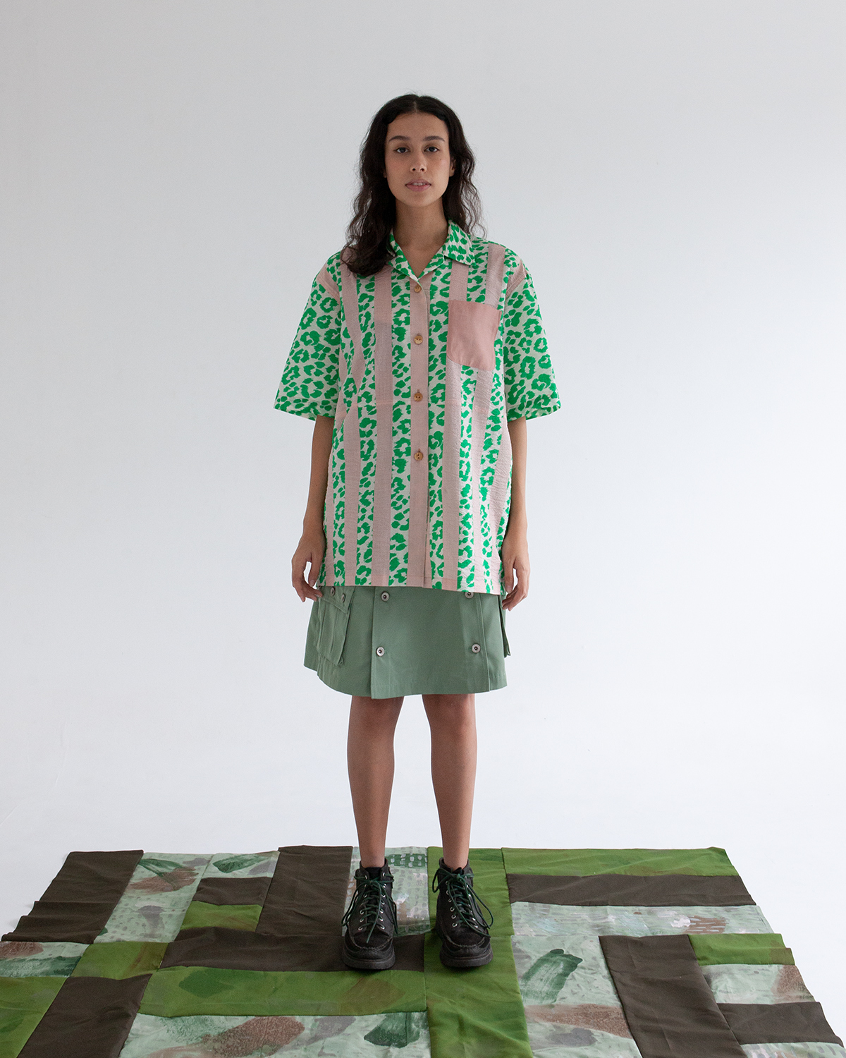 IRENISA 21SS セットアップ(メディカルシャツ ハイウエストパンツ