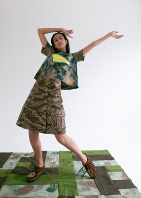 W'MENSWEAR LANDING SKIRT IN CAMO W'MENSWEAR LANDING SKIRT IN CAMO