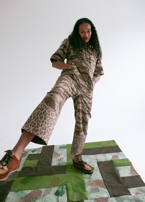 W'MENSWEAR DONUT COVERALL IN CAMO W'MENSWEAR DONUT COVERALL IN CAMO