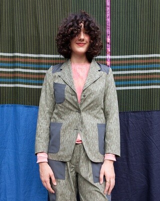 W'menswear Fly Blazer in Rain Camo W'menswear Fly Blazer in Rain Camo
