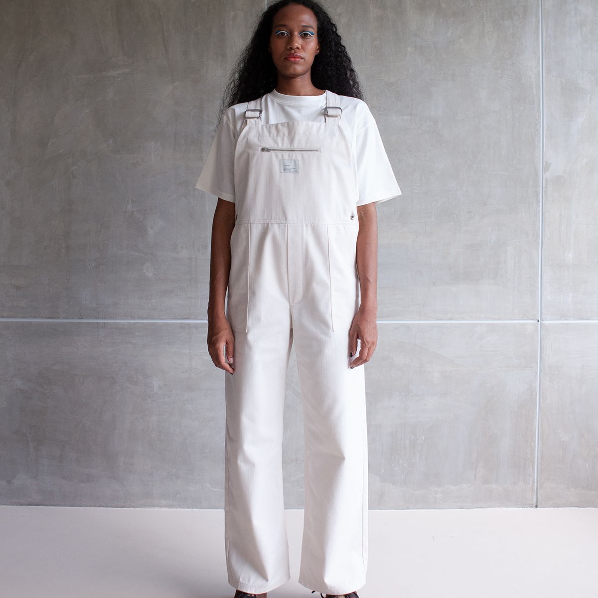W&#39;MENSWEAR HOLIDAY DUNGAREE IN OFF-WHITE