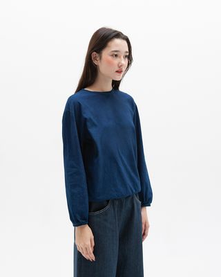 W&#39;MENSWEAR GAS STATION TEE IN INDIGO