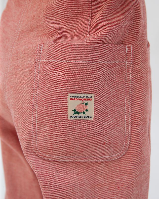 W'MENSWEAR WENDY TROUSERS IN RED DENIM
