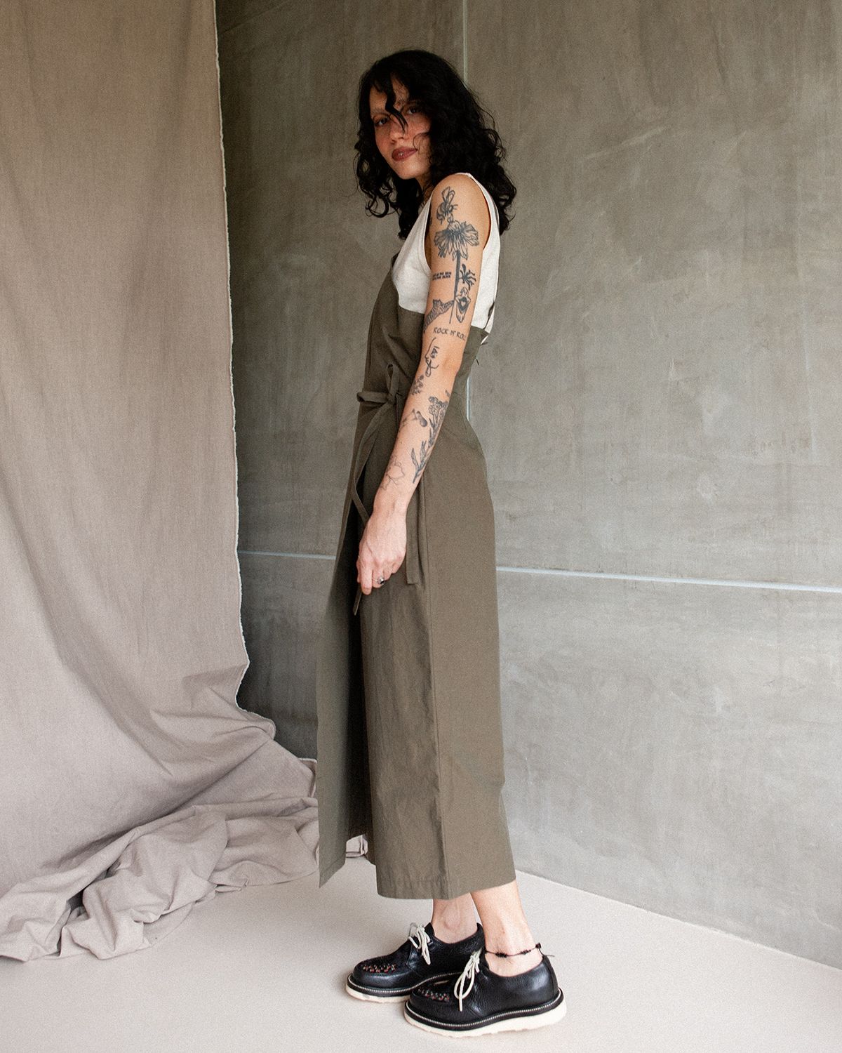 \"WEWILL ウィーウィル 3W JUMPSUIT - W-012-3001 V Neck Jumpsuit – VOZ Apparel