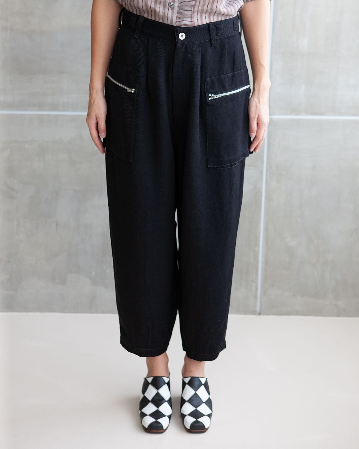 W&#39;MENSWEAR JANET PANT IN BLACK