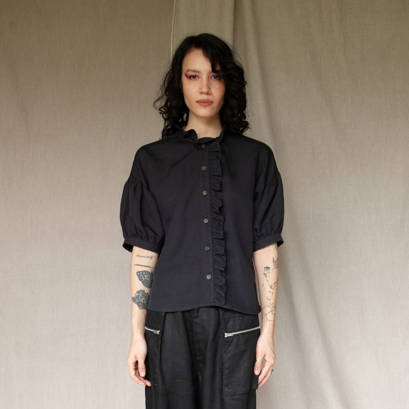 W&#39;MENSWEAR PLAY SHIRT IN BLACK