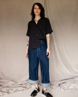 W&#39;MENSWEAR WMENS WORK JEAN IN WASHED DENIM