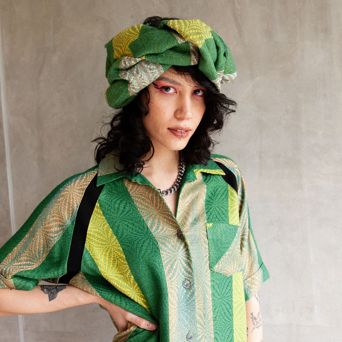 W&#39;MENSWEAR HANDWOVEN STAR SCARF