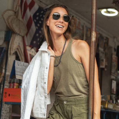 RANDOLPH ENGINEERING X W'MENSWEAR 23K SATIN GOLD AVIATOR