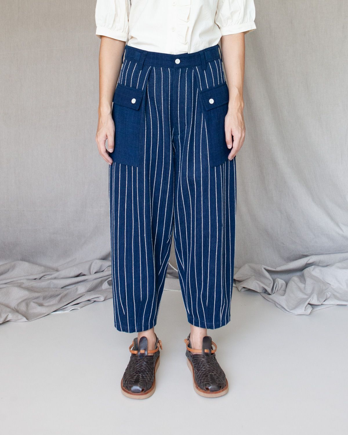 W’MENSWEAR FOR KARDO MAGGIE PANTS IN INDIGO