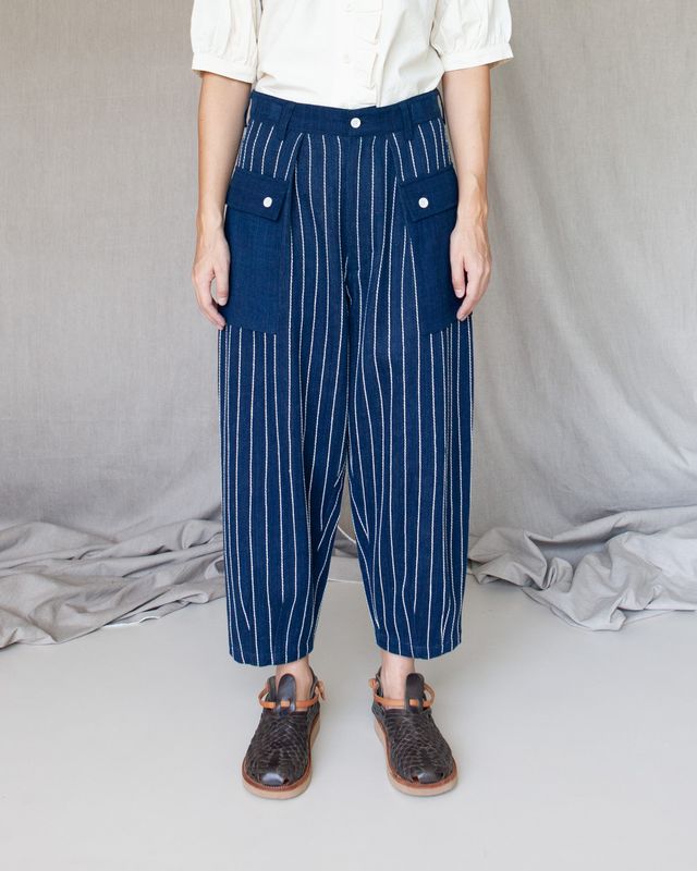 W’MENSWEAR FOR KARDO MAGGIE PANTS IN INDIGO