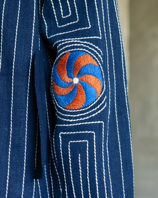 W’MENSWEAR FOR KARDO RALLEY JACKET IN INDIGO