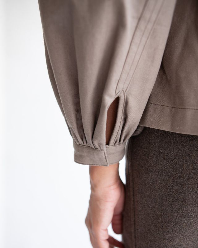 W'MENSWEAR PARA SHIRT IN MUSHROOM