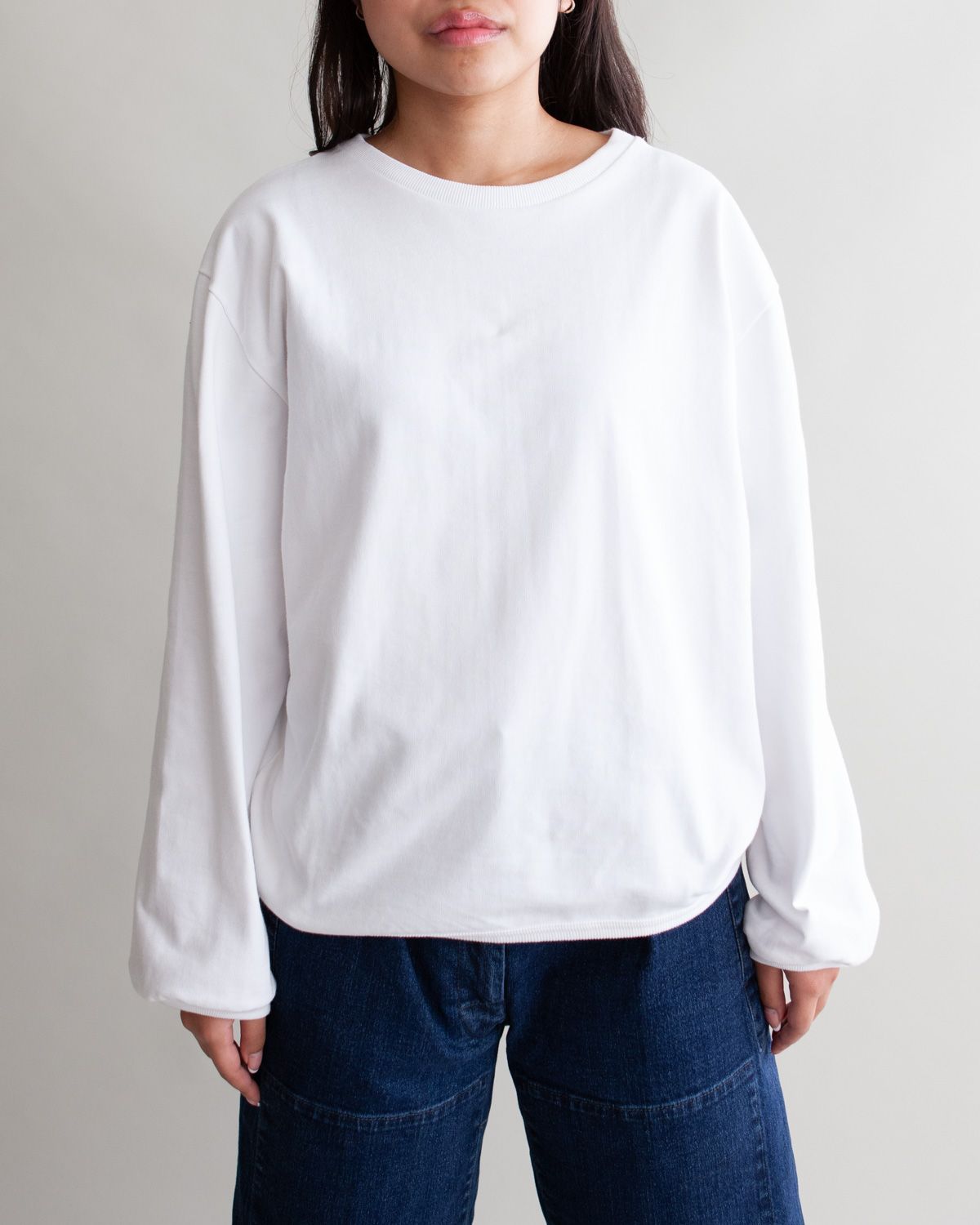 W'MENSWEAR GAS STATION TEE IN OFF-WHITE