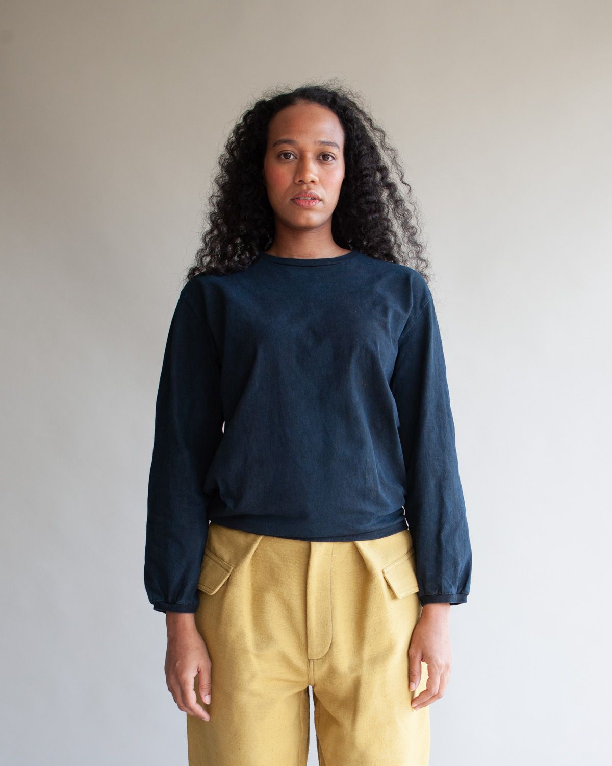 W&#39;MENSWEAR GAS STATION TEE IN DEEP INDIGO
