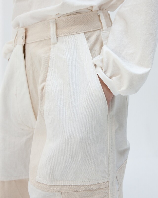 GOOD 'OL WHATS-HER-FACE UNISEX FREEDOM FLIGHT PANTS IN OFF-WHITE