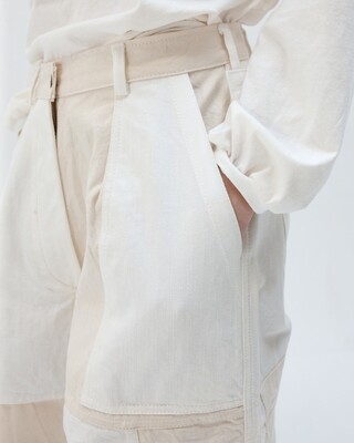 GOOD 'OL WHATS-HER-FACE UNISEX FREEDOM FLIGHT PANTS IN OFF-WHITE