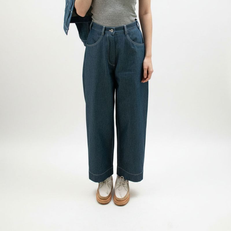 W'MENSWEAR WENDY TROUSERS IN DENIM W'MENSWEAR WENDY TROUSERS IN DENIM