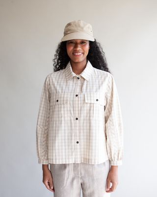 W'MENSWEAR PARA SHIRT IN OFF-WHITE W'MENSWEAR PARA SHIRT IN OFF-WHITE