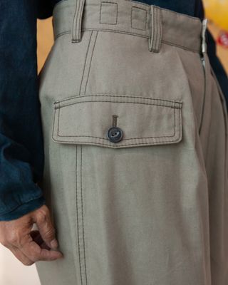 W'MENSWEAR JANE PANT IN MUSHROOM
