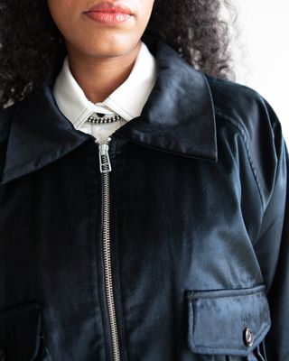 W'MENSWEAR FISHING JACKET IN BLACK