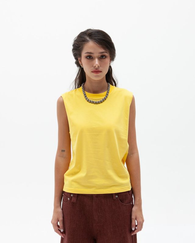 W'MENSWEAR W'MENS TANK IN MAJESTIC YELLOW W'MENSWEAR W'MENS TANK IN MAJESTIC YELLOW