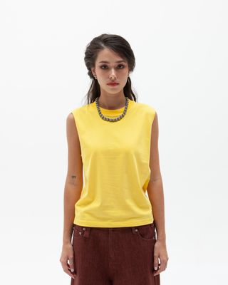 W'MENSWEAR W'MENS TANK IN MAJESTIC YELLOW