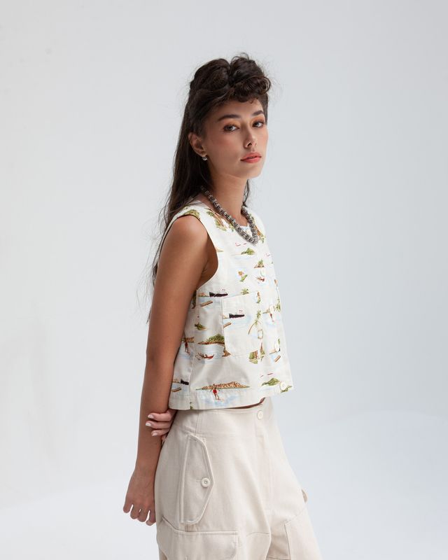 W'MENSWEAR NAA SHIRT IN CREAM