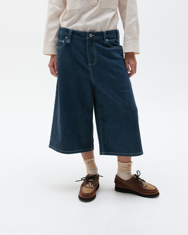 W'MENSWEAR BOWL SHORTS IN DENIM W'MENSWEAR BOWL SHORTS IN DENIM